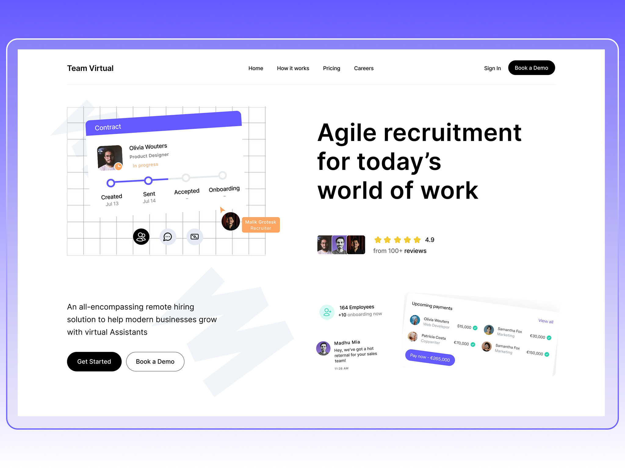 Hero Section 3d agency animation app branding design e commerce flat graphic design icon illustration logo minimal motion graphics typography ui ux vector web website