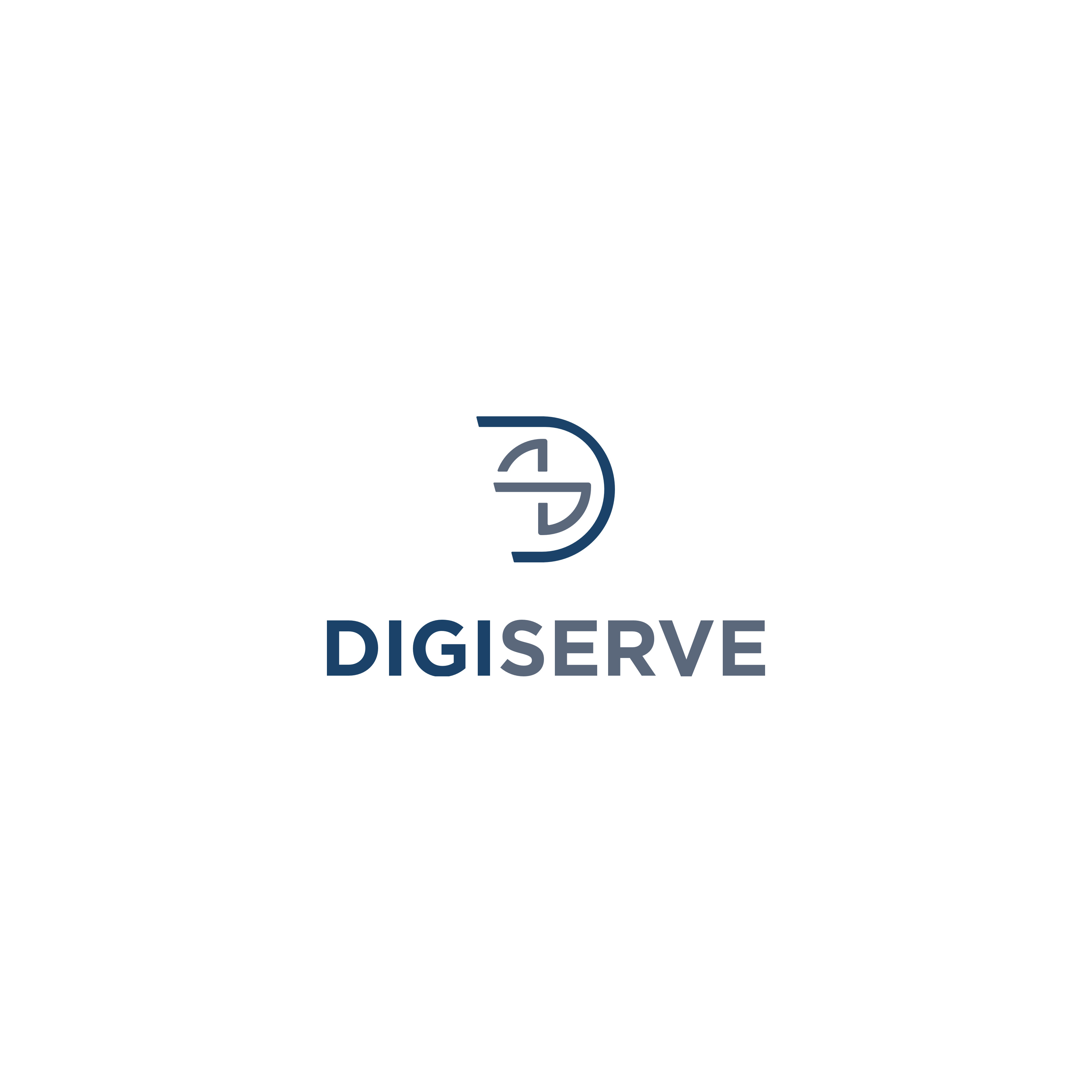 DIGISERVE Logo Concept digiserve digitalservices dubai technology