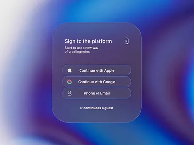 Sign in 3d animation branding cinema 4d cinema4d design glass holographic illustration motion motion graphics sign in ui