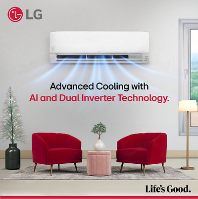 LG AC – Advanced Cooling animation app branding design graphic design logo motion graphics ui vector