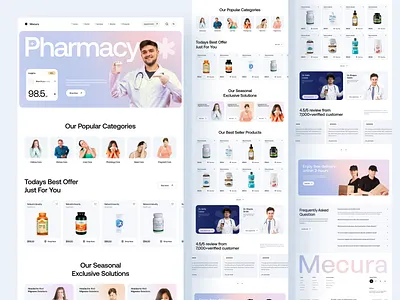 Pharmacy Website Design consultation website digital pharmacy landing page healthcare hospital website medical website landing page medicine medicine landing page pharmacy pharmacy landing page pharmacy online shop pharmacy website pharmacy website landing page product uiux design webdesign