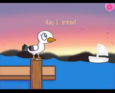 Maycean Day 3: sunset art post art tag digital art drawing fan art illustration