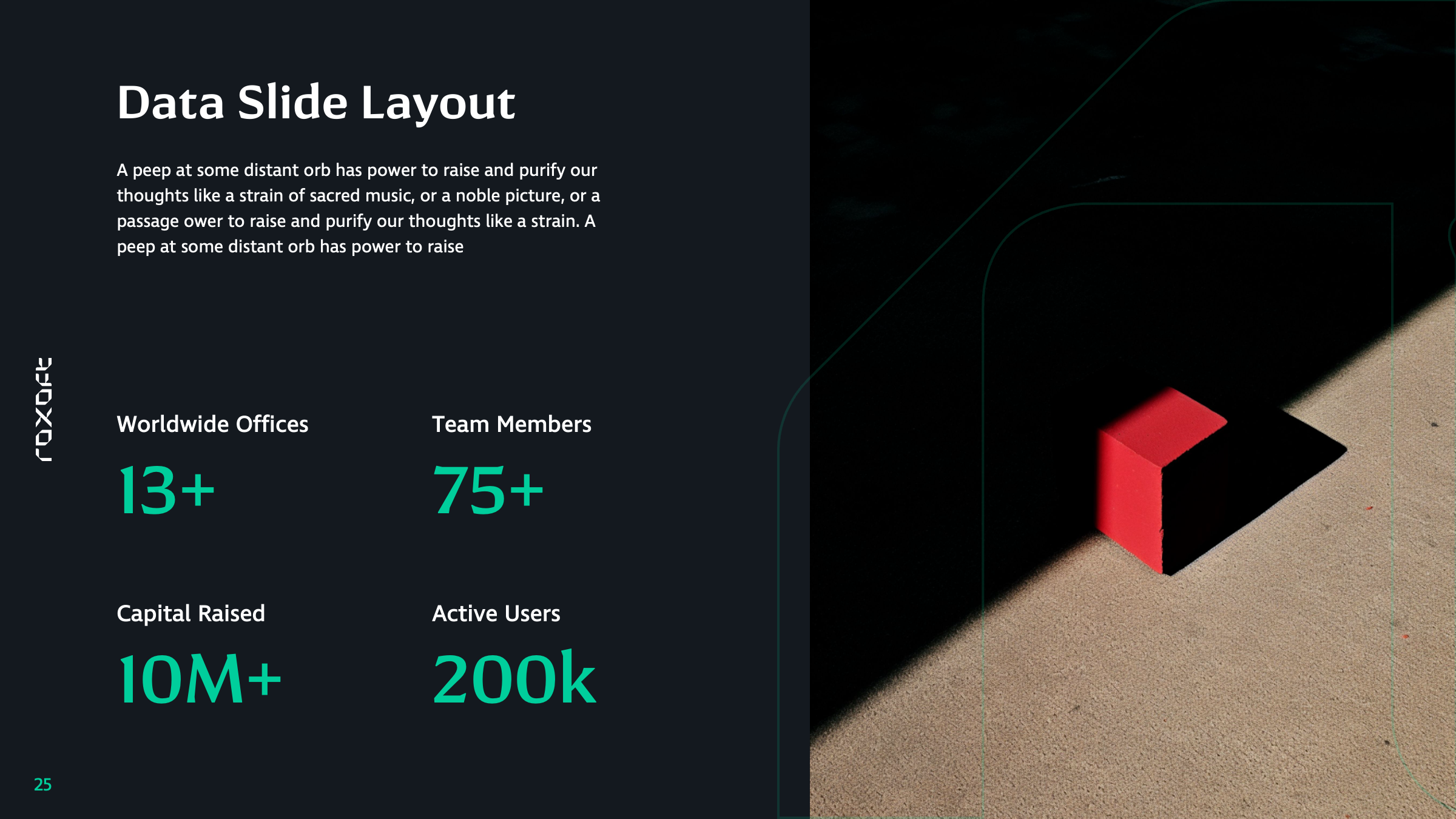 Example of Monthly Presentation Design Retainer