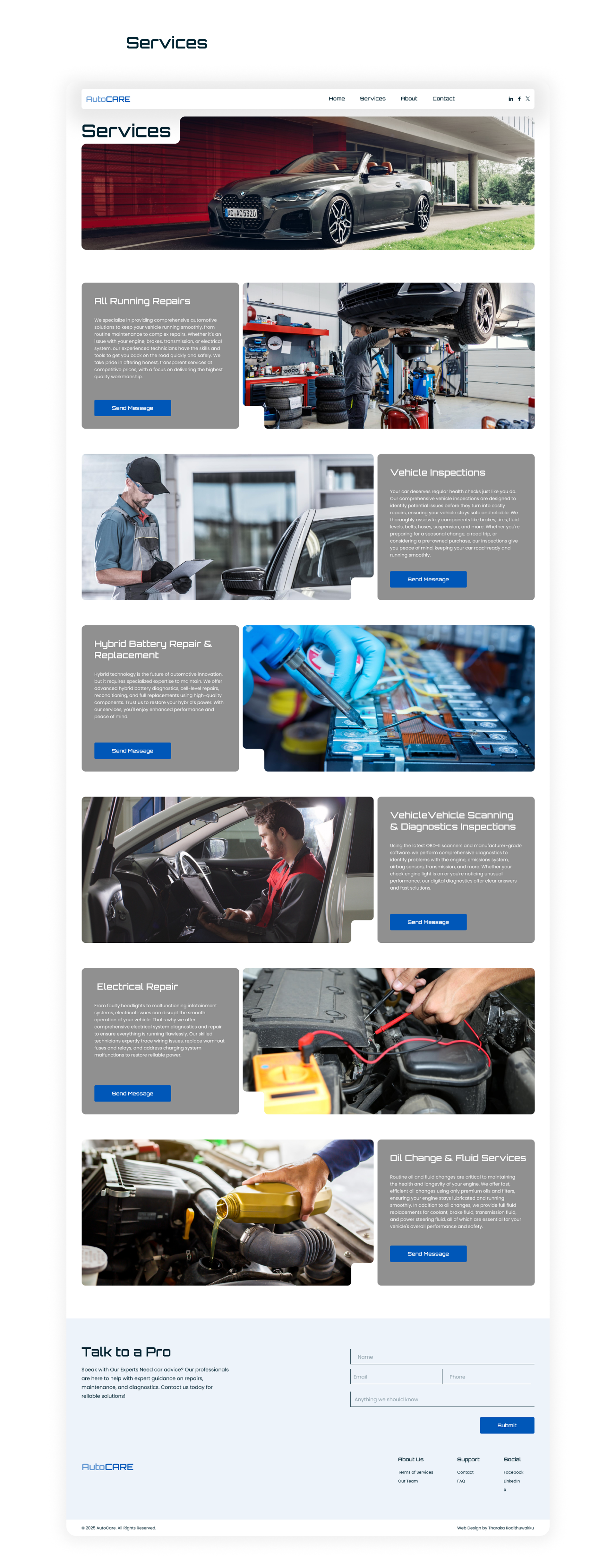 Example of Modern Website UI/UX Design With Figma