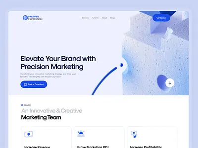 B2B Marketing Website agency branding design landingpage marketing