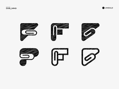 Logo concepts: Letter F + PaperClip clip design f f logo ff ff logo fill fleets form icon illustration logo logo design minimal paper paper clip paperclip