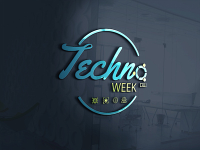 Techno Week Logo des graphic design logo