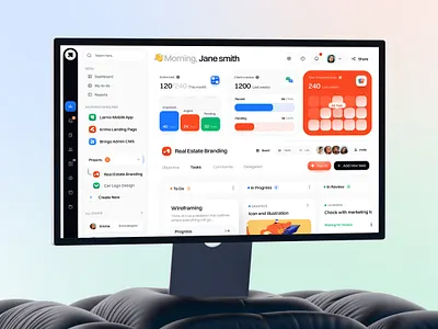 Centra - Project Management Dashboard UI/UX Design collaboration tool ui dashboard uiux design minimal dashboard modern dashboard project management dashboard saas saas dashboard task management team collaboration dashboard ui team management dashboard team work dashboard web app design