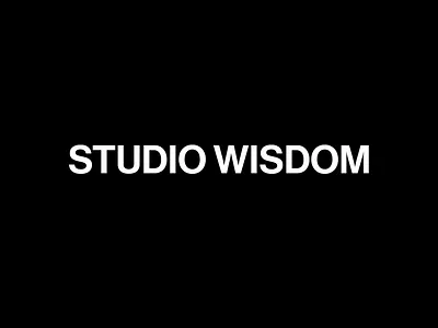 STUDIO WISDOM Animated Logo Loop 2d animation logo animation motion designer motion graphics