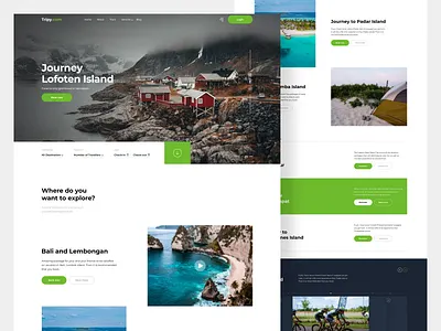 Travel Booking Landing Page UI Design design landing page landing page ui travel booking landing page travel landing page ui uiux web design website website design