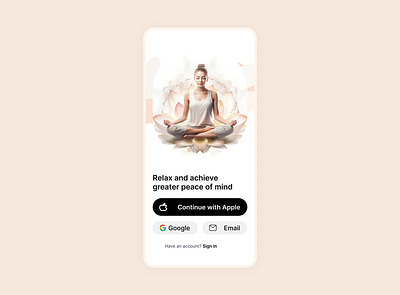 Yoga app app design figma mobile design product ui uiux ux