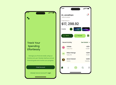 Checking Balance app design design mobile design product design ui uiux ux