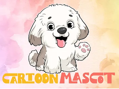 Funny Cartoon Dog Design| Dog cartoon Mascot Design 2d 2d art bird bird mascot cartoon cartoon bird cartoon mascot character design dog character dog mascot dribbble freelancer freestyle happy cat mascot mascot cartoon mascot design