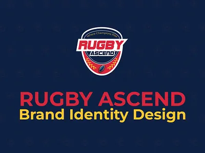 Rugby Brand Identity brand guidelines brand identity branding graphic design illustrator logo logo design rugby logo sports brand identity sports logo
