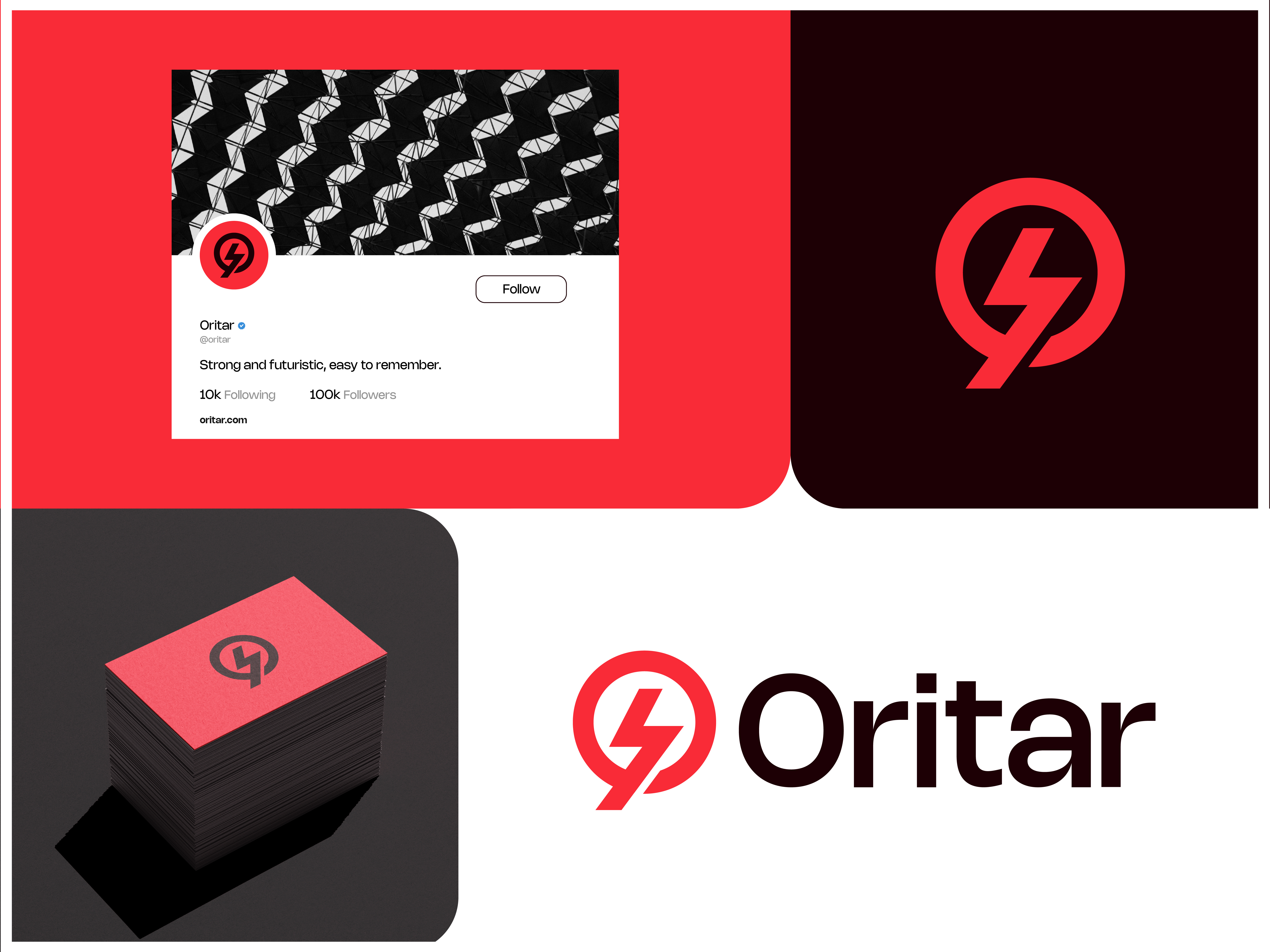 Example of Oritar - Solar Energy Panel Logo and Branding