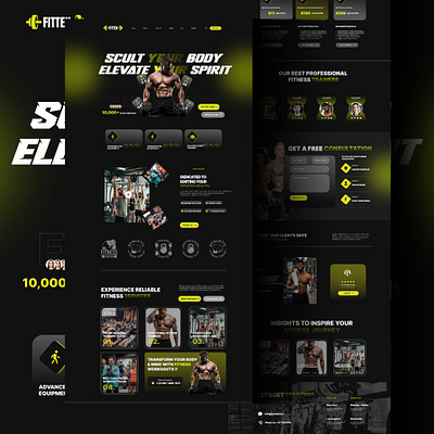𝙩𝙝𝙞𝙨 𝙞𝙨 𝙬𝙝𝙚𝙧𝙚 𝙨𝙩𝙧𝙚𝙣𝙜𝙩𝙝 𝙢𝙚𝙚𝙩𝙨 𝙨𝙩𝙮𝙡𝙚. 3d animation app branding color design dribbble edit figma gym landingpage logo mobile ui uiux website