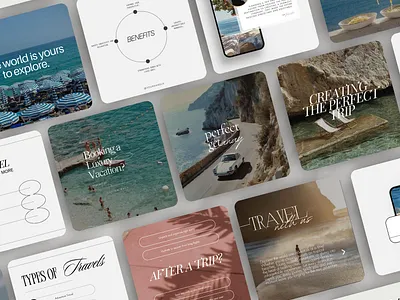 50+ Travel Instagram Post Templates -Canva Editable app branding design graphic design illustration logo typography ui ux vector