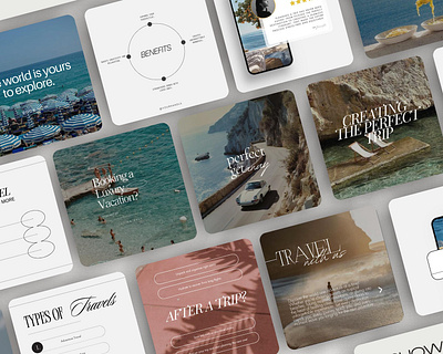 50+ Travel Instagram Post Templates -Canva Editable app branding design graphic design illustration logo typography ui ux vector