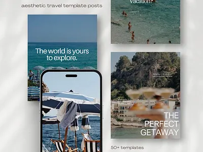 50+ Travel Instagram Post Templates - Fully Customize in Canva app branding design graphic design illustration logo typography ui ux vector