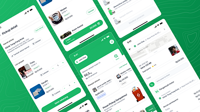 Trash Up Mobile App appdesign application graphic design mobileapp trash ui uidesign uiux