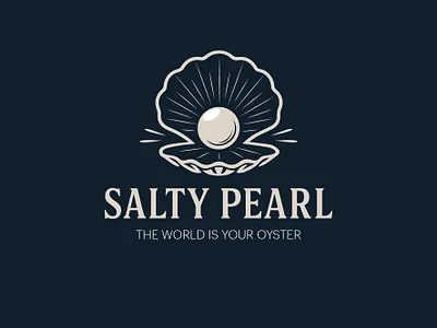Minimal Logo Concept for Salty Pearl – Classy & Coastal logo artist