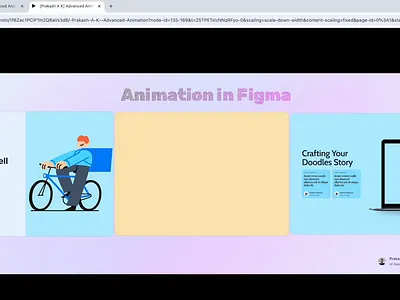 Animation in Figma animation hero section ui