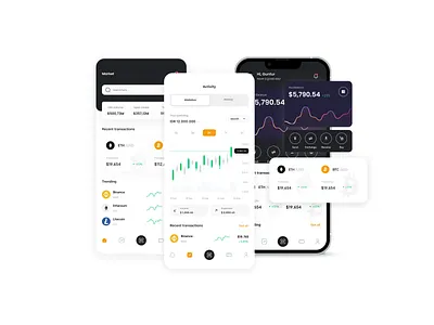 Crypto app Exchange app design crypto graphic design trading ui ui ux design ux web3