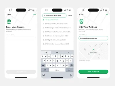 Add Address - Mobile Screen address figma location map mobile ui ui