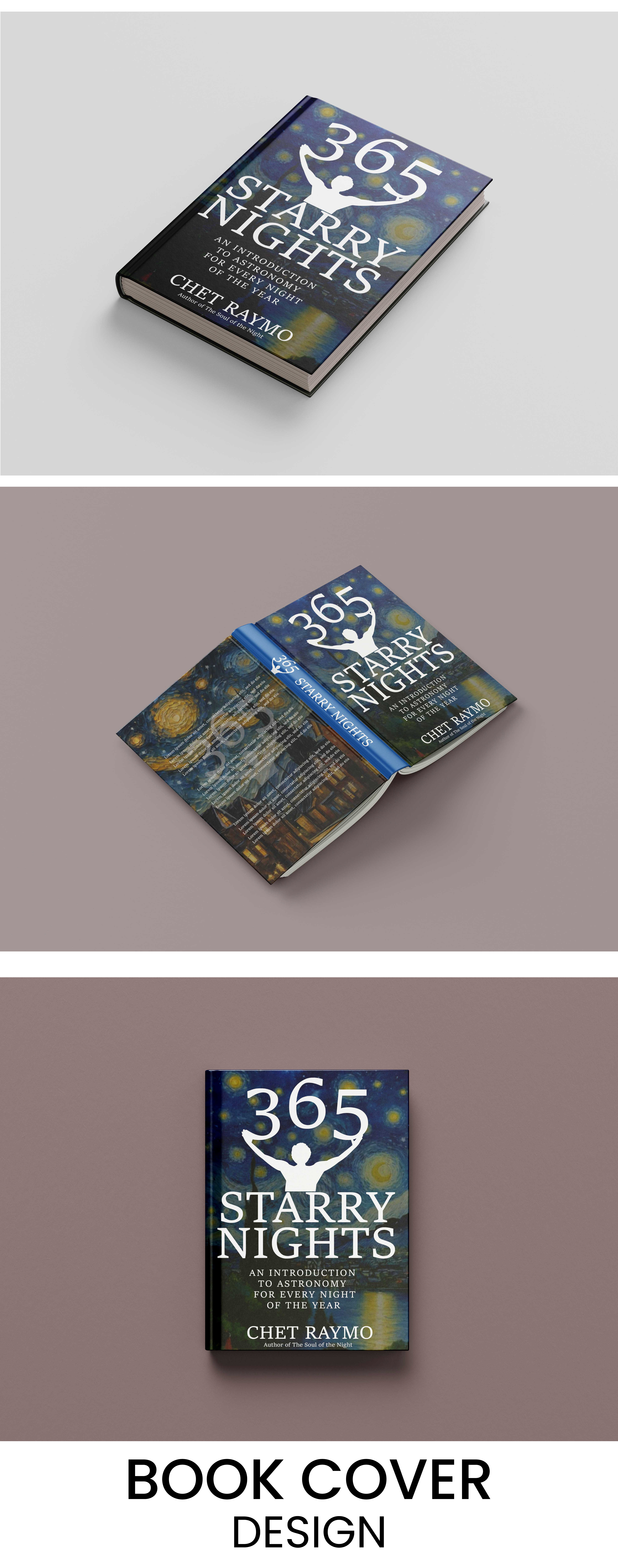 Book cover book cover design graphic design logo starry night