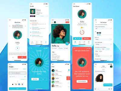 Online Dating App login profile voice chat