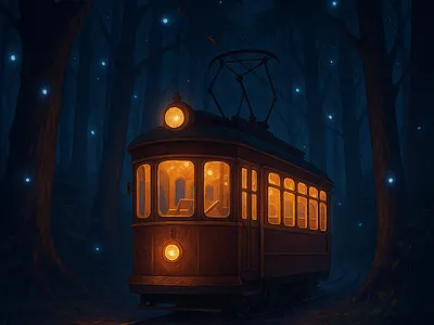 Tram of the Whispering Woods