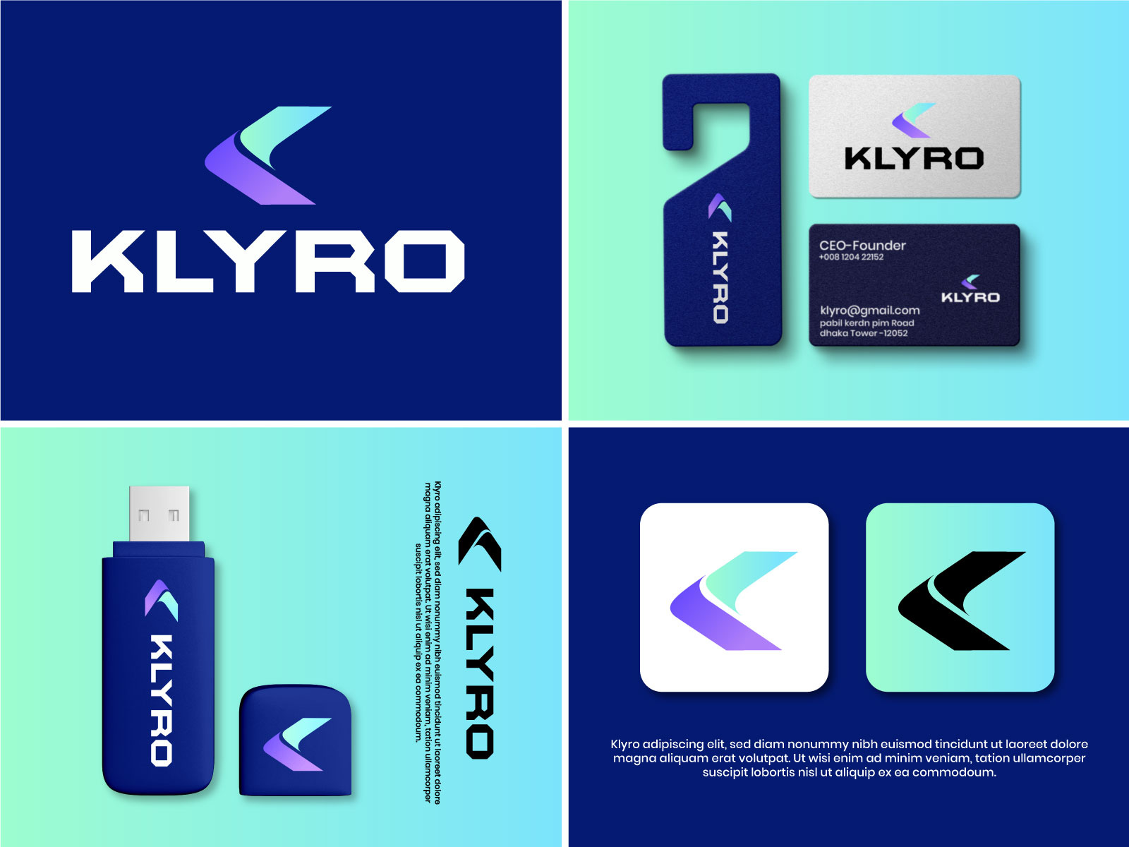 Example of Modern Unique Letter Logo Design