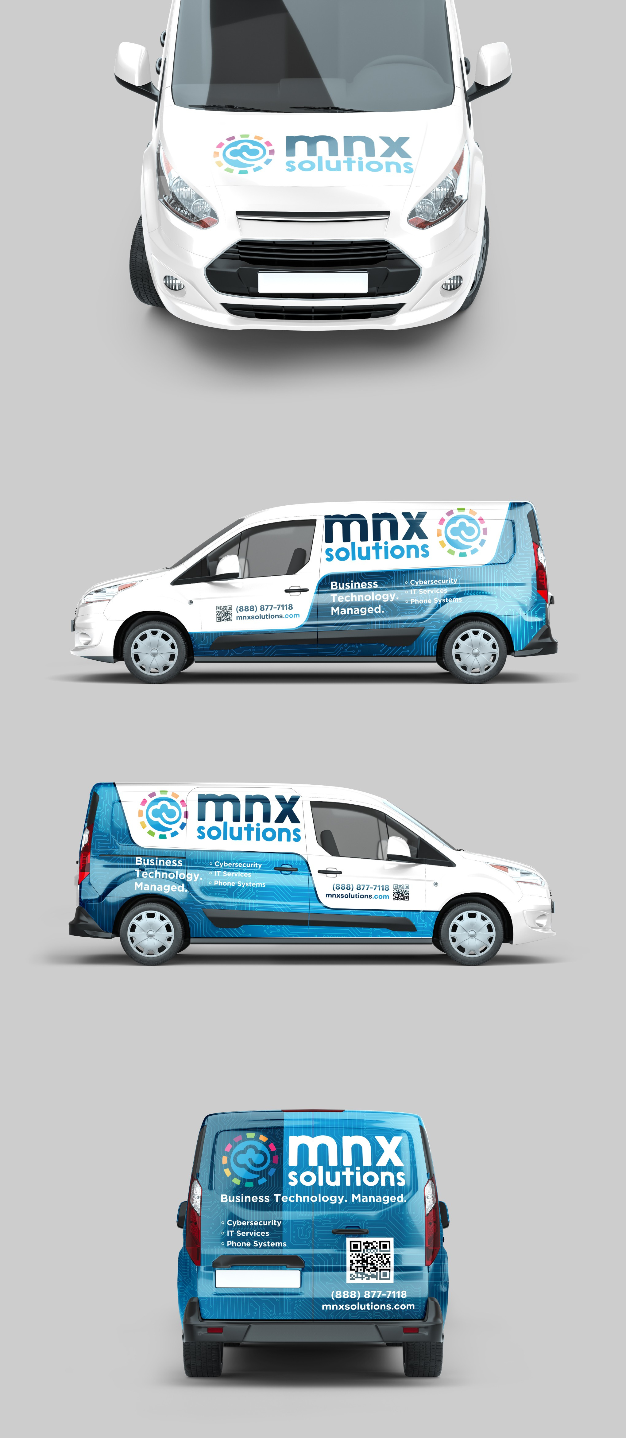 mnx solutions I van wrap car wrap creative wrap van wrap