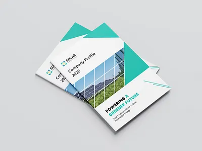 Solar Brand Company Profile Brochure Design company solar company profile