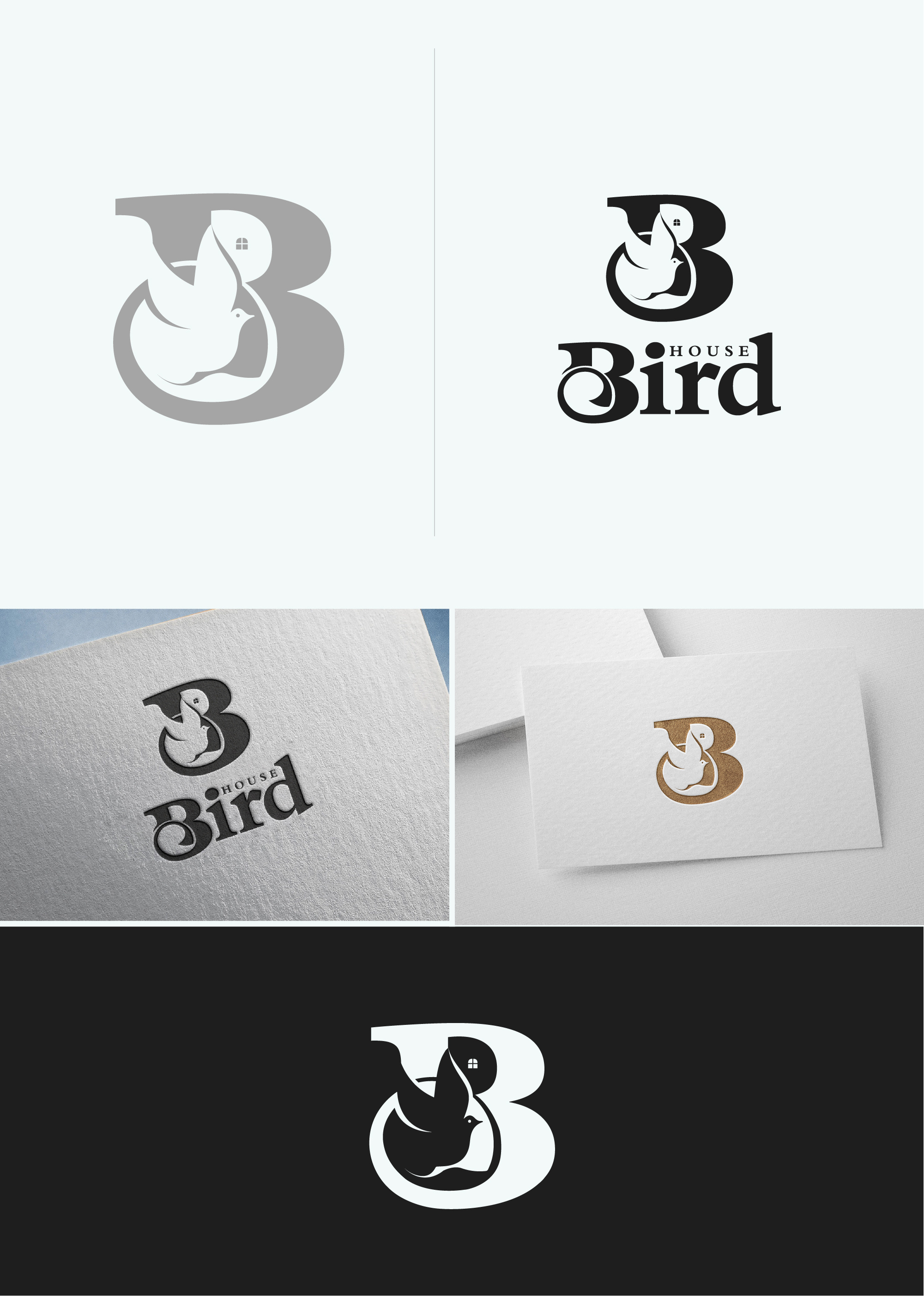 Bird House logo design. animal logo design best logo design 2025 bird and nature logo design bird creative logo design bird letter b logo bird logo design bird negative space logo design creative bird logo creative logo design 2025 environment letter b with bird logo design logo design logo design for nature logo folio 2025 modern letter based logo design modern negative space logo nature logo design negative space logo design negative space modern logo