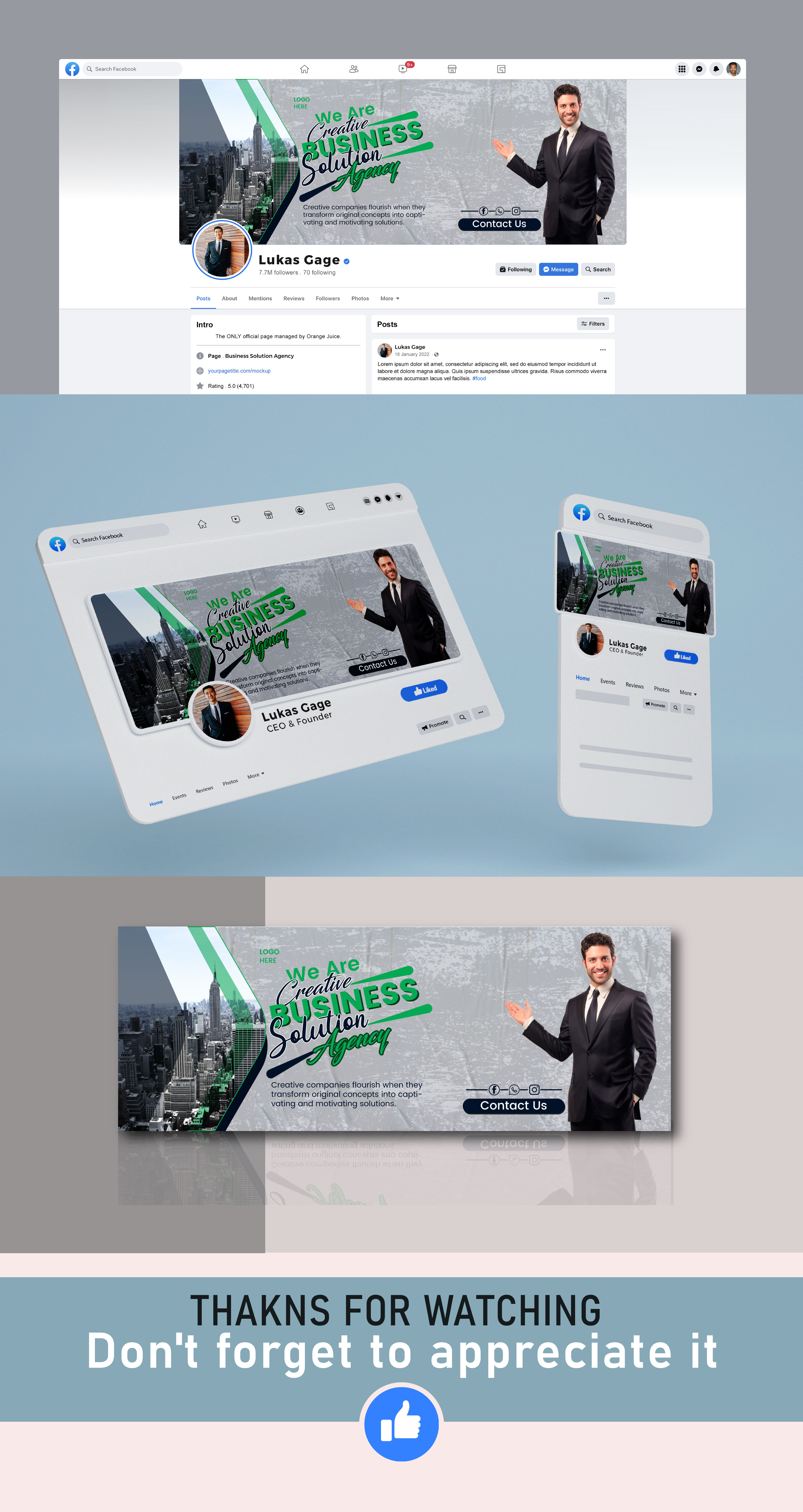 Corporate-Facebook Cover Design cover design