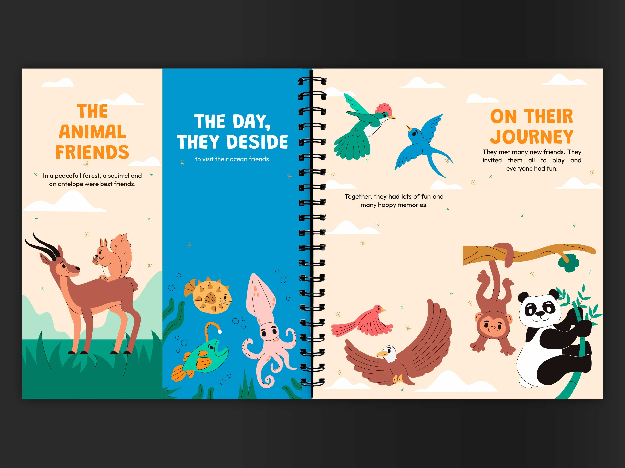 Example of Children Story Book Design