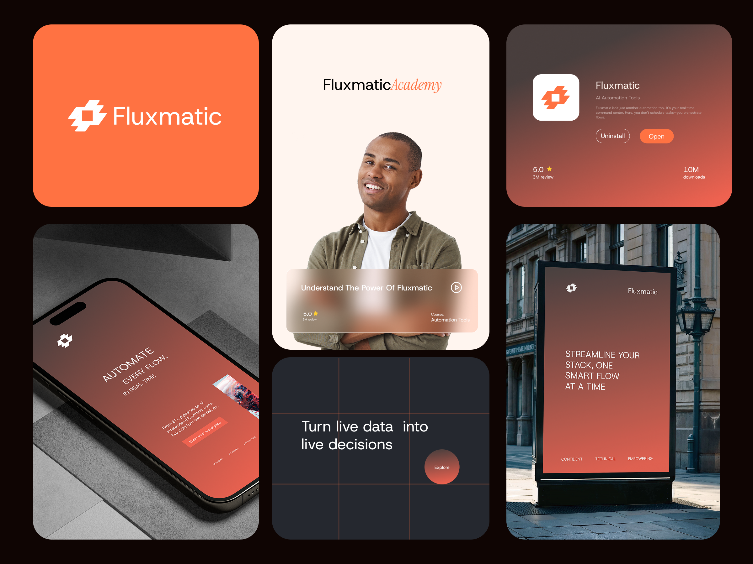 Example of AI Logo , Automation, Workflow, Data Management, Visual Identity