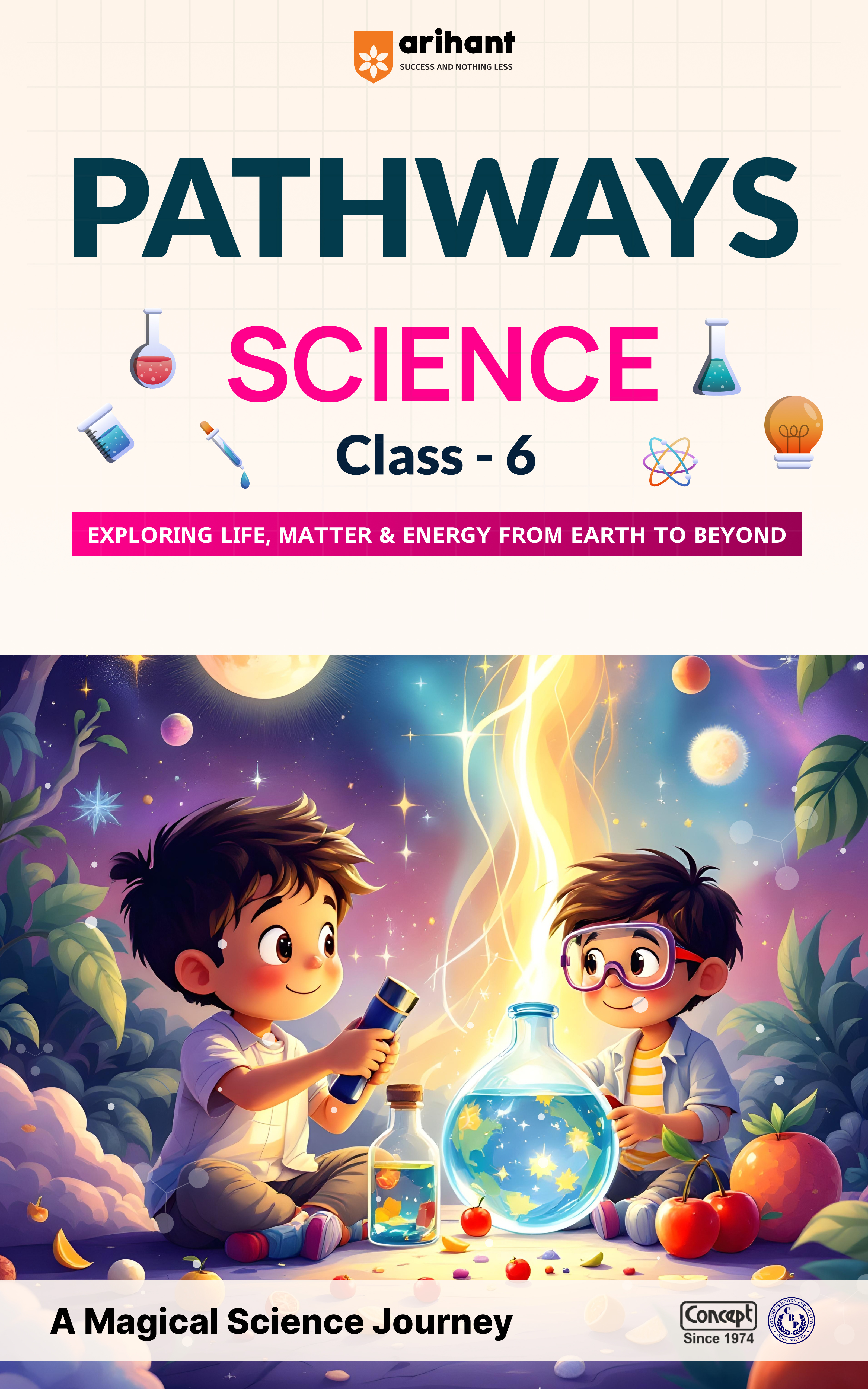 🎨 PATHWAYS – Class 6 Science Book Cover Design 6th class book ai book cover book book cover book cover design book cover design new book cover new book design child book graphic design ui