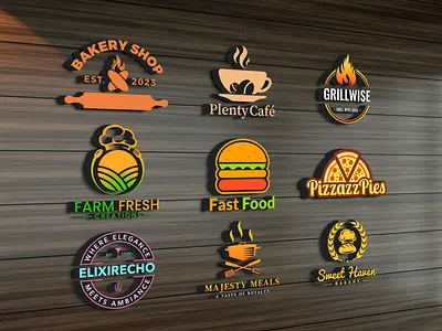 Restaurant | bar | bbq | pizza | bakery | cafe | food logo bakery logo bar logo bbq logo branding business logo cafe logo custom logo custom made logo food and drink logo food branding food business logo food logo logo design modern food logo pizza logo restaurant brand restaurant branding restaurant logo vintage food logo