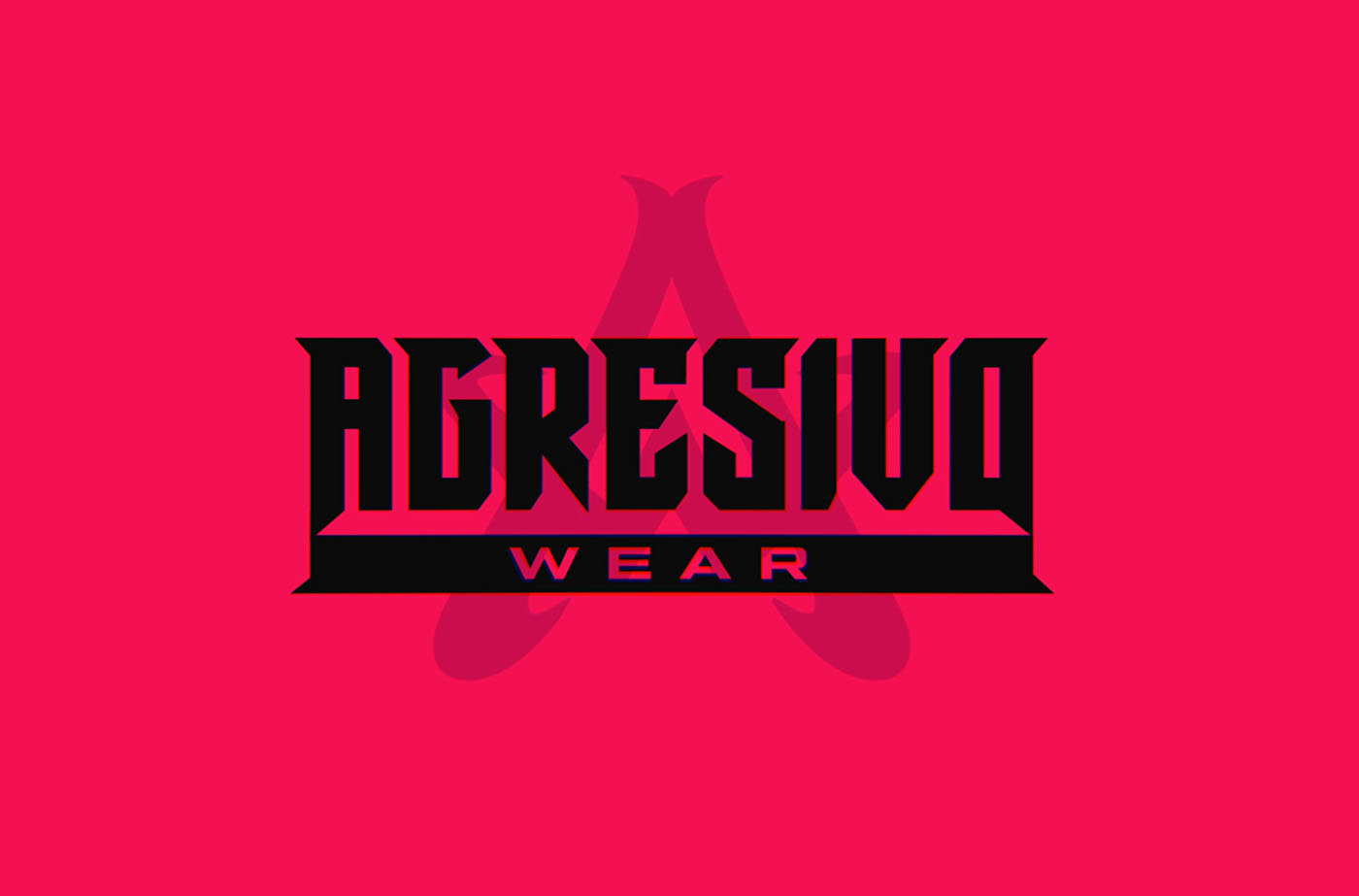 Agresivo Wear ae animation branding customtype design graphic design lettering logo logoanimation logomotion logotype motion motion graphics type typography wear