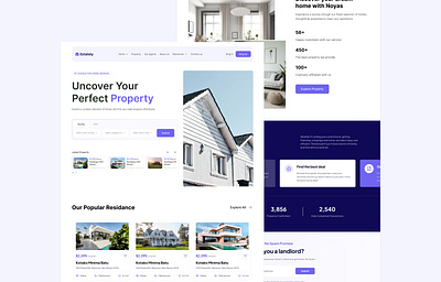 Modern Real Estate Website Design banking website branding design graphic design illustration landingpage logo real eastate website ui uiux design website