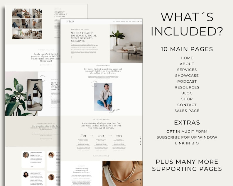 Example of Wix Website Design 