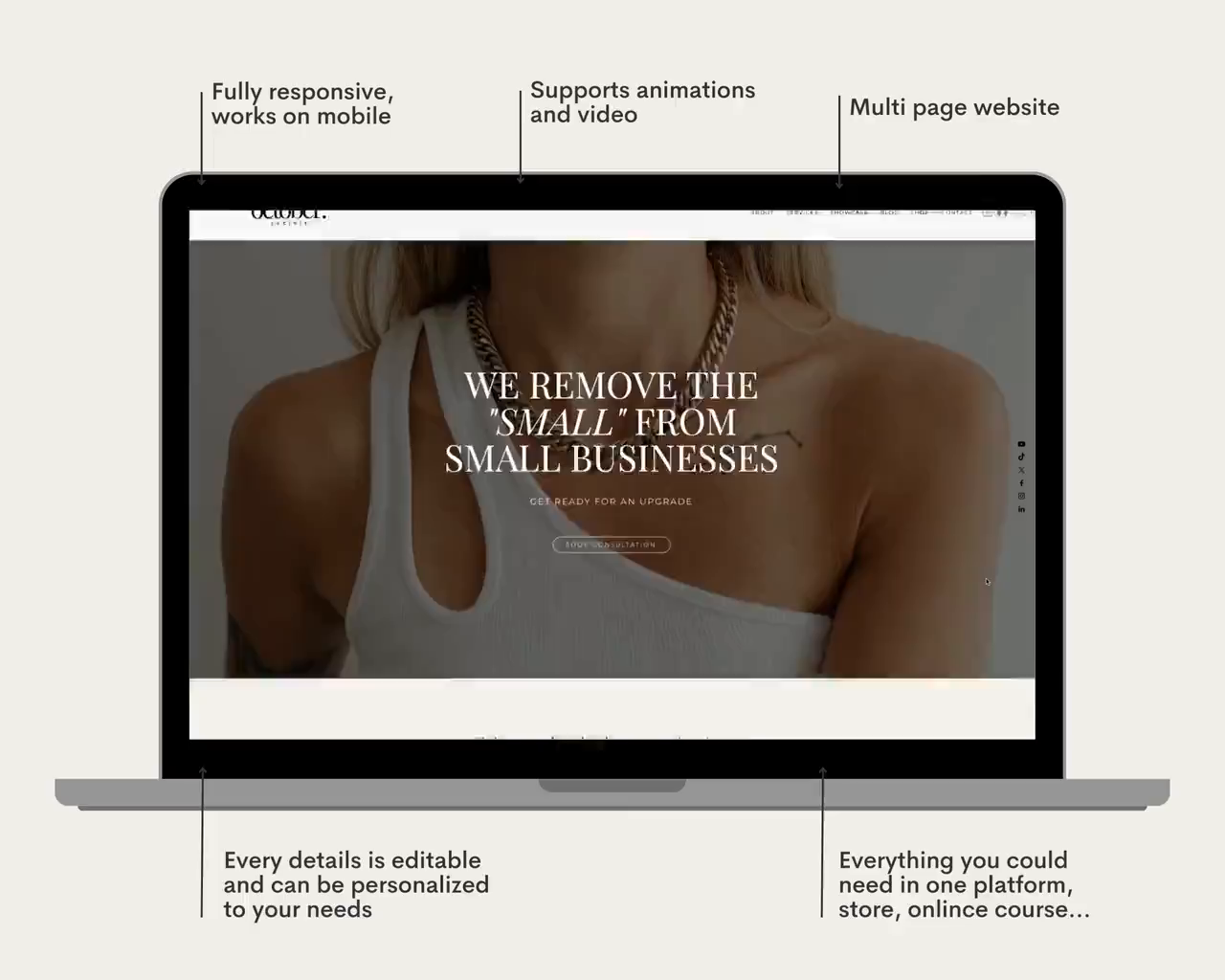 Example of Wix Website Design