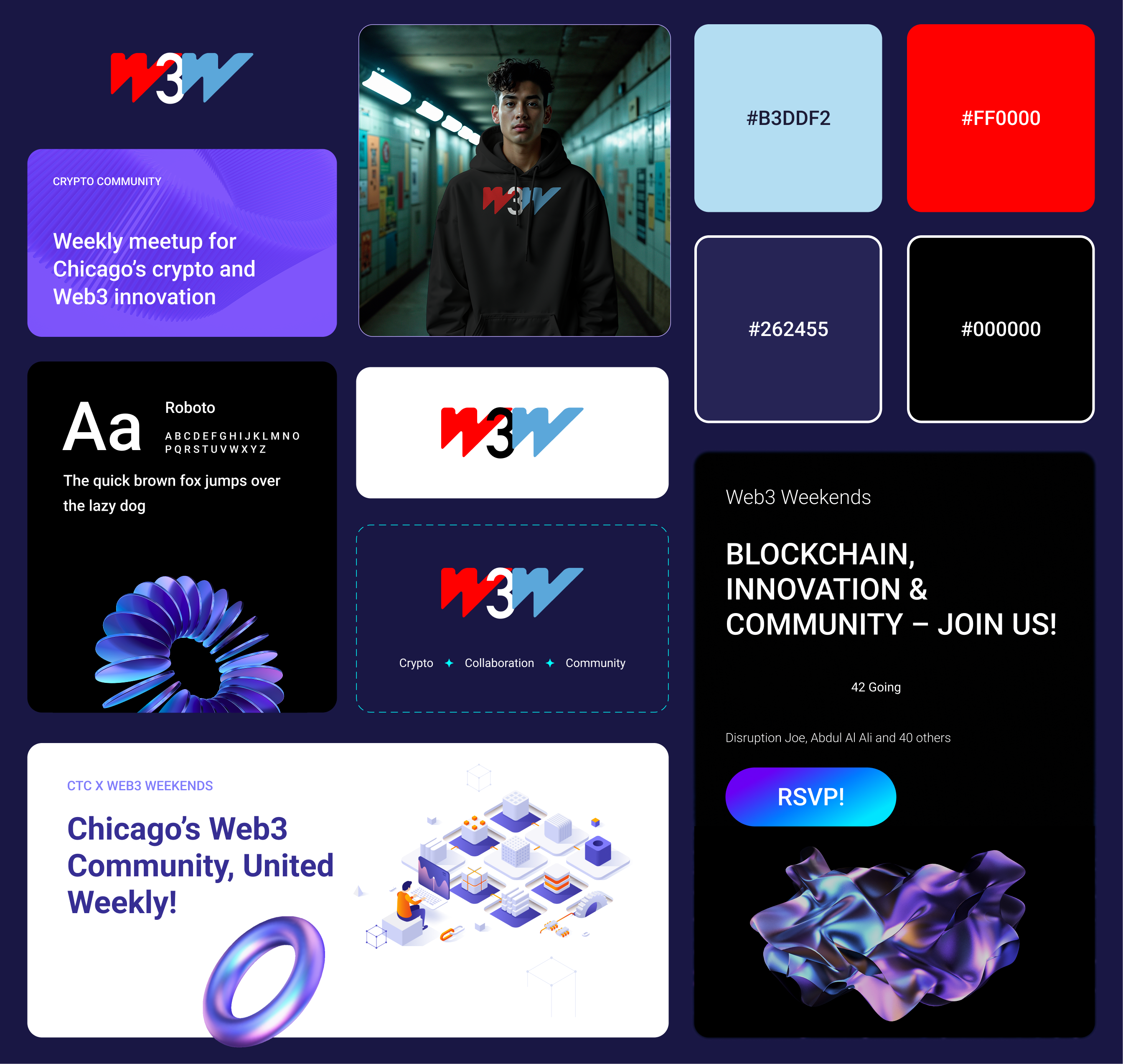 Web3 Weekends - Moonboard Ideas blockchain community crypto logo ux web3