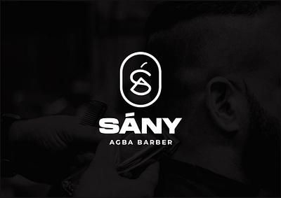 SANY - Agba Barber branding design graphic design logo logomark typography vector