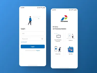 Pertamina branding ui