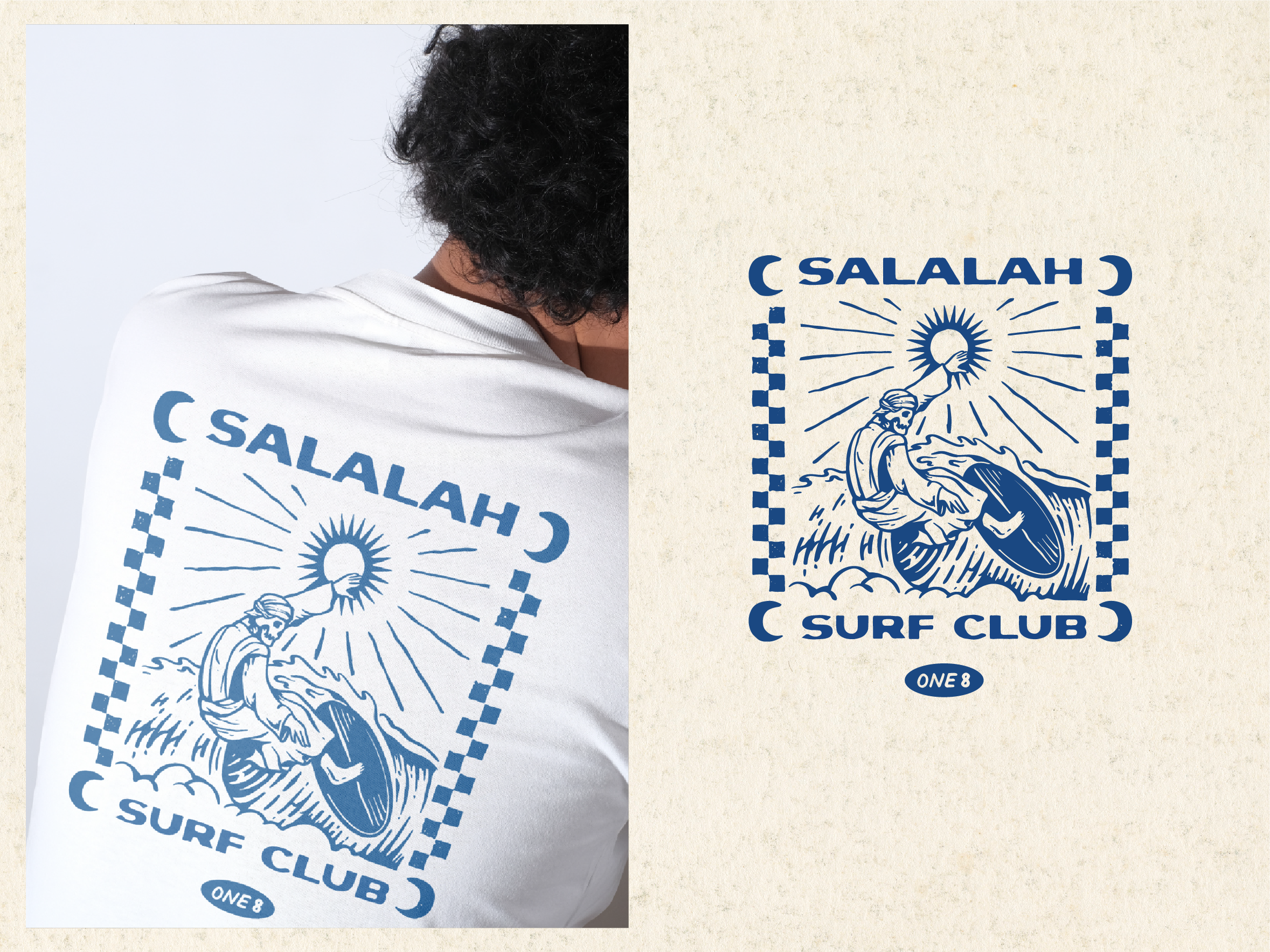 Example of Vintage T Shirt Illustration Package