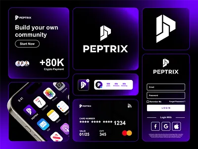 Letter P Logo & Brand Identity Design (Unused – For Sale) app brand identity branding crypto logo crypto wallet finance logo fintech logo letter p letter p logo logo logo design logo designer logo showcase logofolio marca money logo online wallet p solution logo symbol