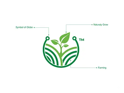 Modern Agriculture Logo Design agriculture logo agro farm agro tech badge brand mark branding business logo company logo creative logo farming logo globe graphic design icons logo logo creator logo design logo designer mark modern logo nature